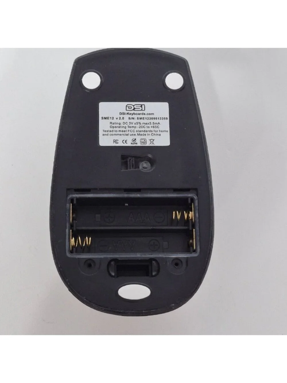 Waterproof Wireless Mouse DSI SME12 IP68 Industrial Medical Grade w/ 2.4GHz Nano